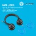 JLab Go Work Wireless On-Ear Headphones with Boom Mic | Bluetooth or Wired Office Headset | Multipoint Connect | 45+ Hours Playtime | Clear Calls and Video Calls Using Your Computer or Mobile Device
